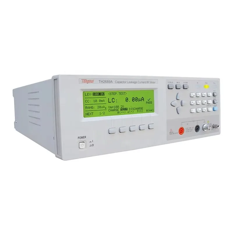 TH2689 مكثف تسرب فاحص التيار IR متر اختبار المعلمة LC ، IR ، Tr ، Vt TH2689A