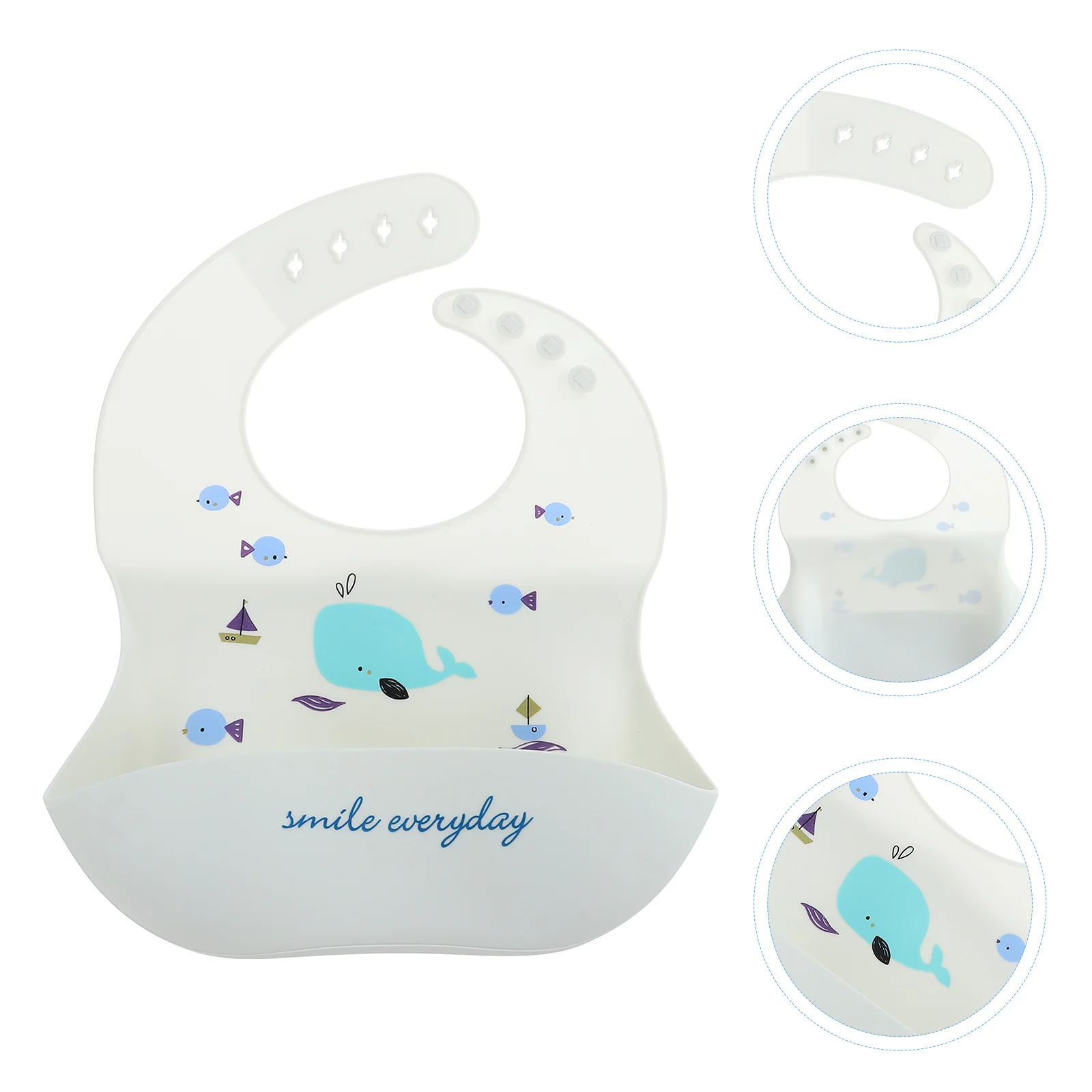 

Силиконовый детский нагрудник, водонепроницаемый складной легкий силиконовый нагрудник для кормления младенцев, нескользящий материал премиум-класса с мультяшными животными