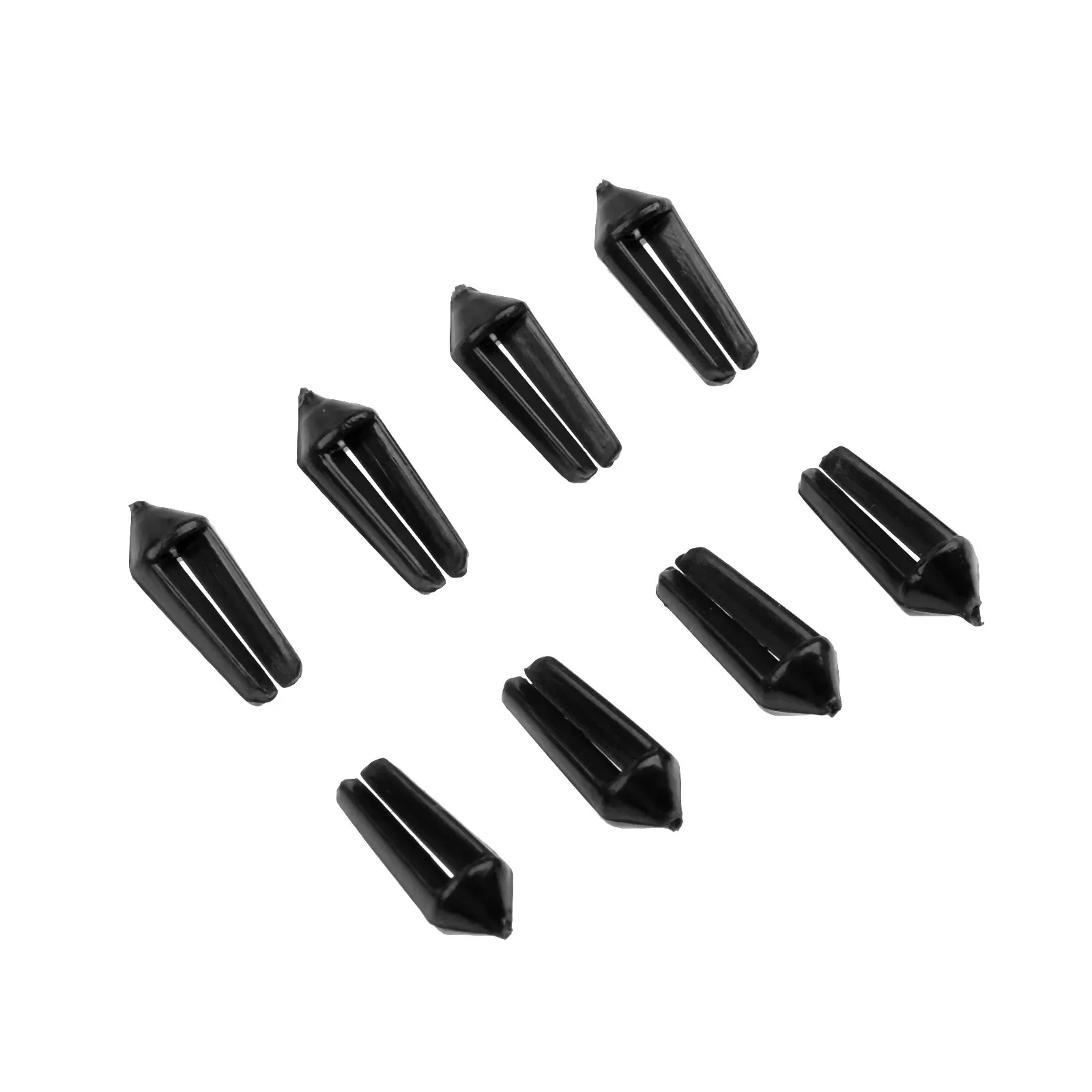 SURIEEN 8 Pcs Nylon Dart Flight Savers Protectors Darts Accessories Set Black Dart Replacements For Steel / Soft Tip Darts 9.4mm