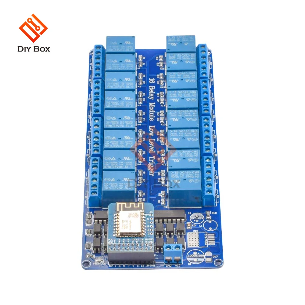 DC 5V 12V 16 Channel Wifi Relay Module Onboard ESP8266 WIFI Module