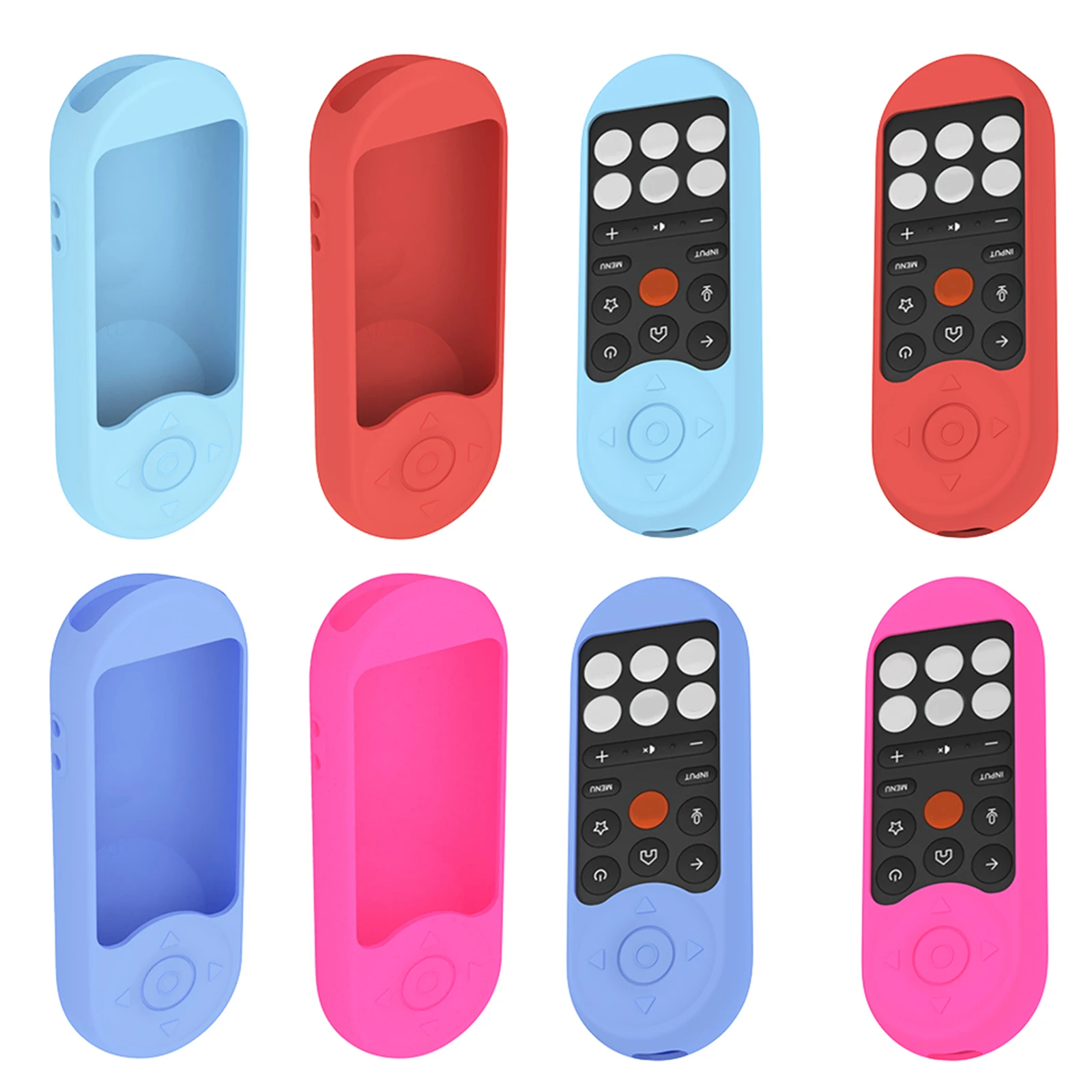 

Silicone Protective Case for VIZIO XRT281/XRT181 Smart TV Remote Control Cases Shockproof Protective Covers Shell with Lanyard