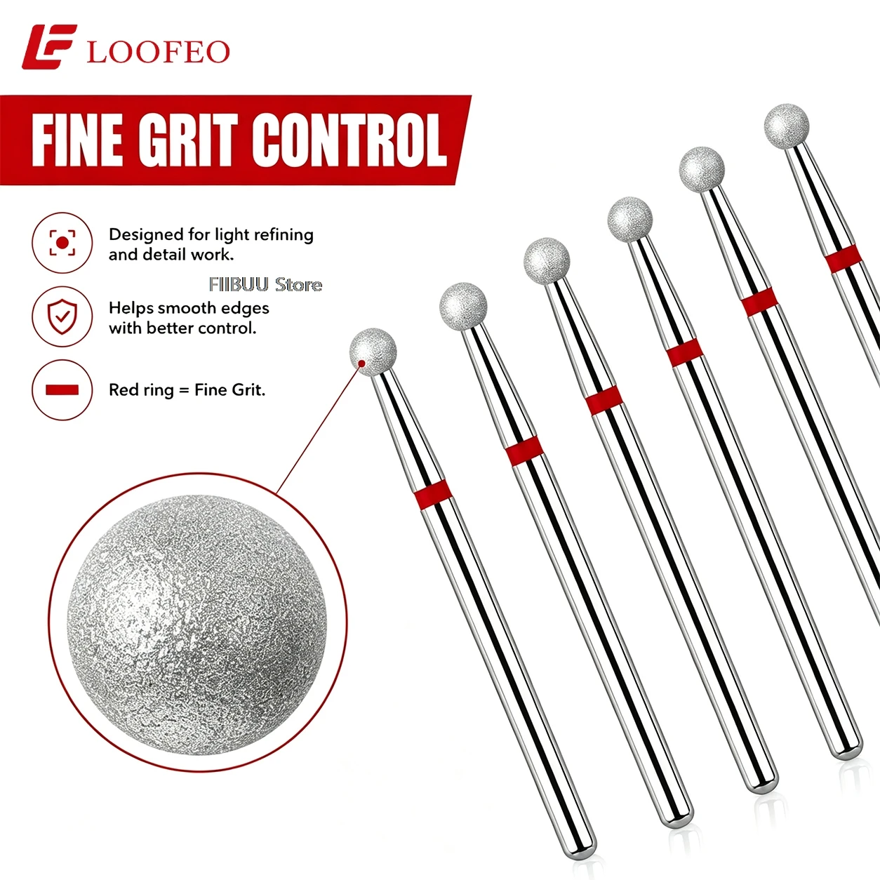 Carbide Nail Drill Bit Set 15PCS Fine Electric Nail File Bit 1.5-5mm for Manicure Pedicure Cuticle Burrs Gel Polish Removal