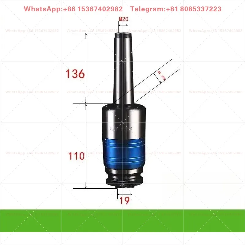 GT12 GT24 Drill Tool Holder Overload Protection Floating Type 2 3 4 5 Specification Industrial CNC Machining Accessories