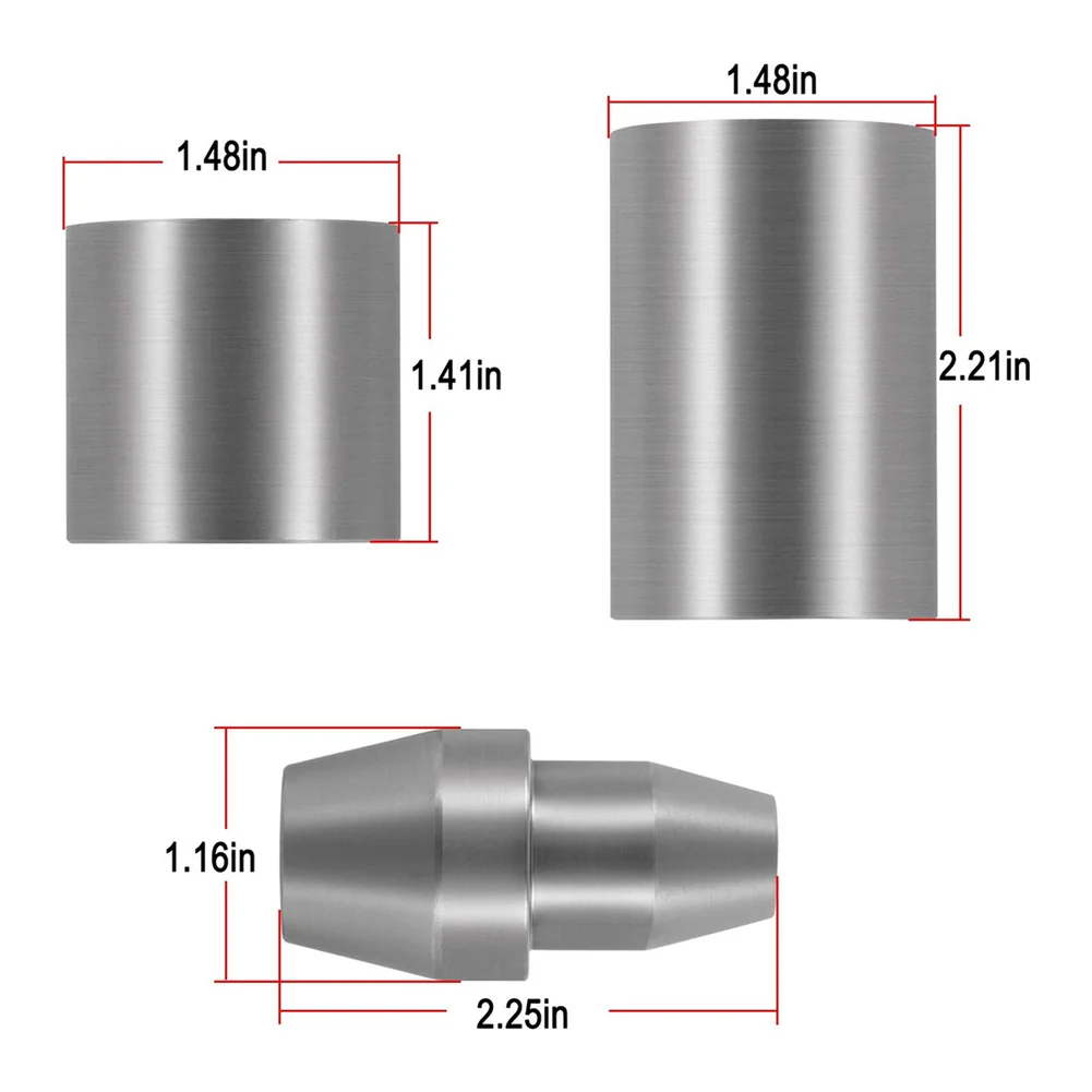 

3 PCs Turbine Shaft Seal Installer Re-Sizing Tool For 4L80E/4L85E Carbon Steel Turbine Shaft Installation Tool For All Car