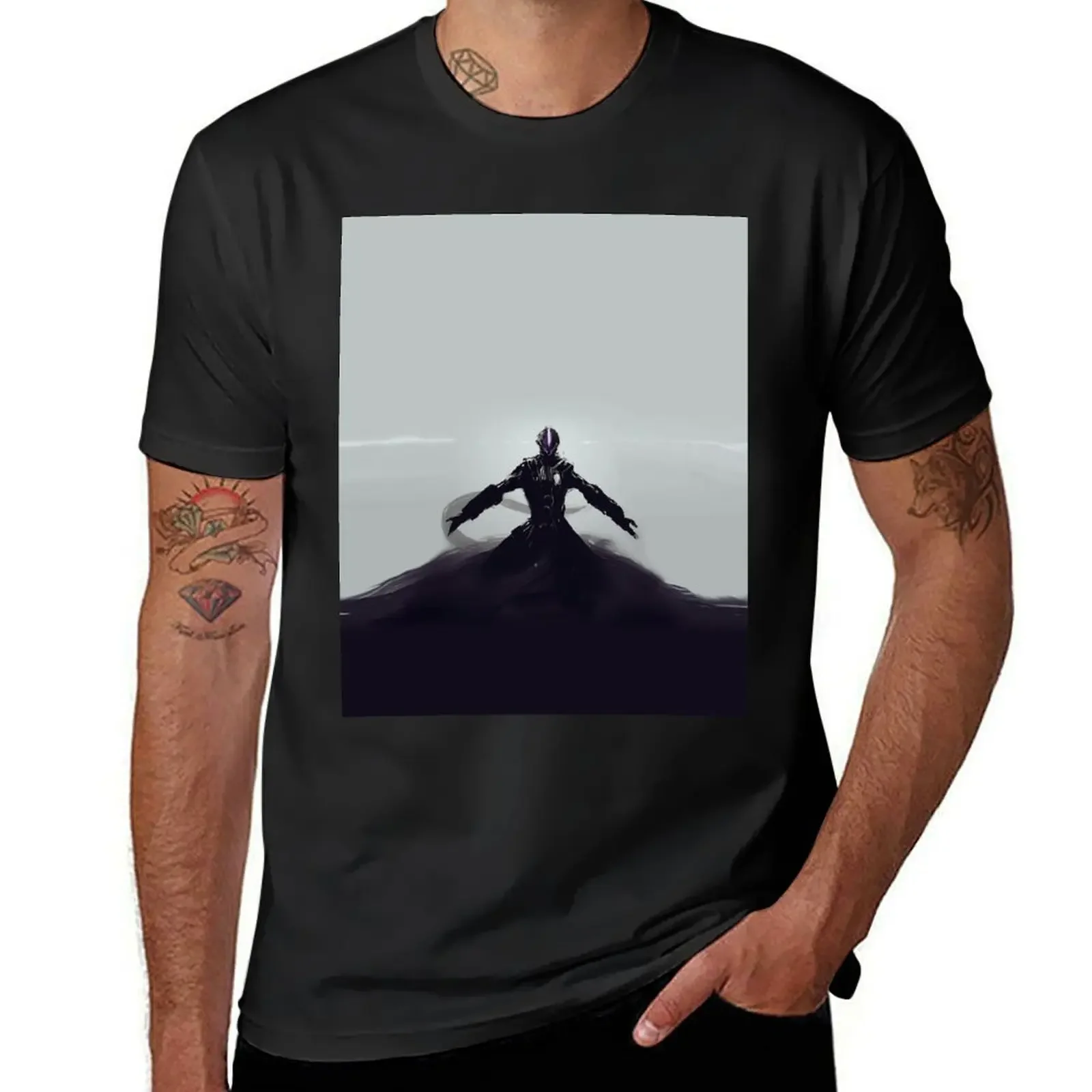 Camiseta gráfica hecha en abyss-bondrewd para hombre, camisas de entrenamiento de moda coreana vintage, anime gráfico