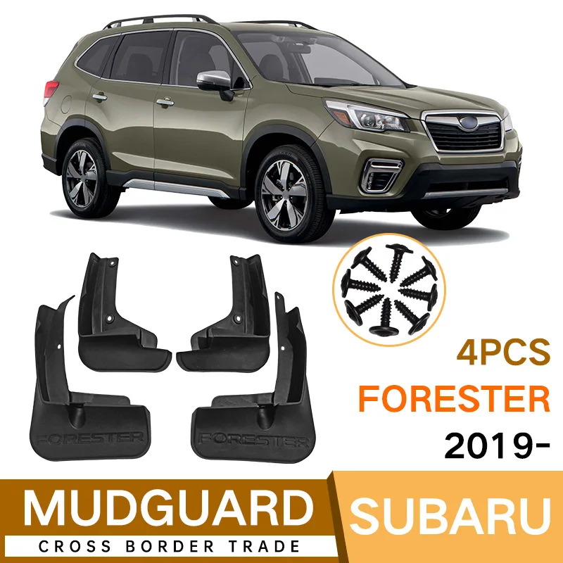 

For Subaru Forester 2019-2021 black car mudguard Reduce dust Resist tire dirt car accessories tools