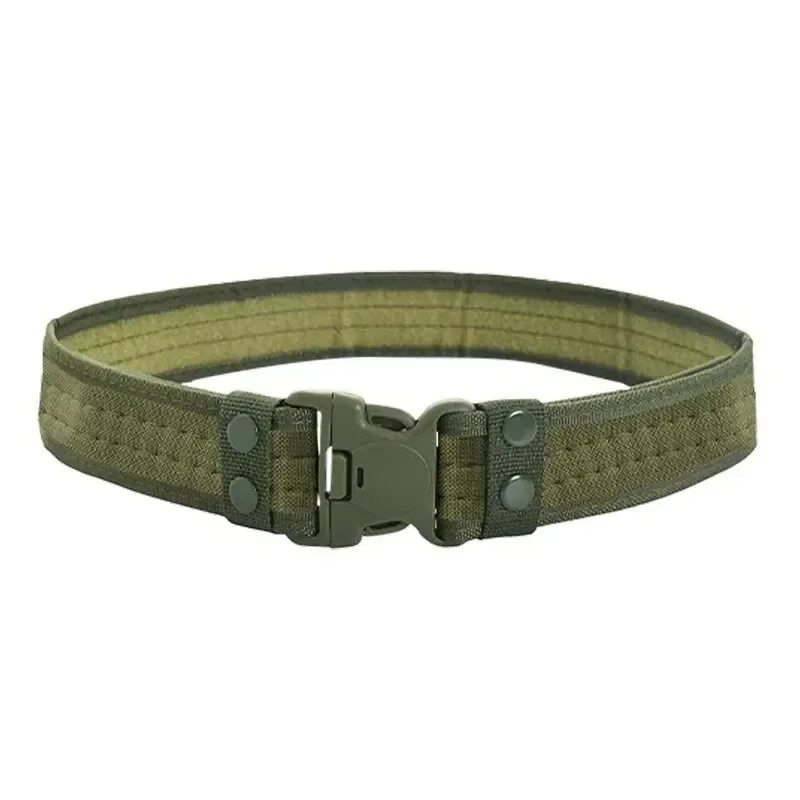 Cinturón de lona elástico Unisex de 130cm, liberación rápida, lavable a máquina, diseño trenzado de moda, accesorio militar, cinturones tácticos de caza