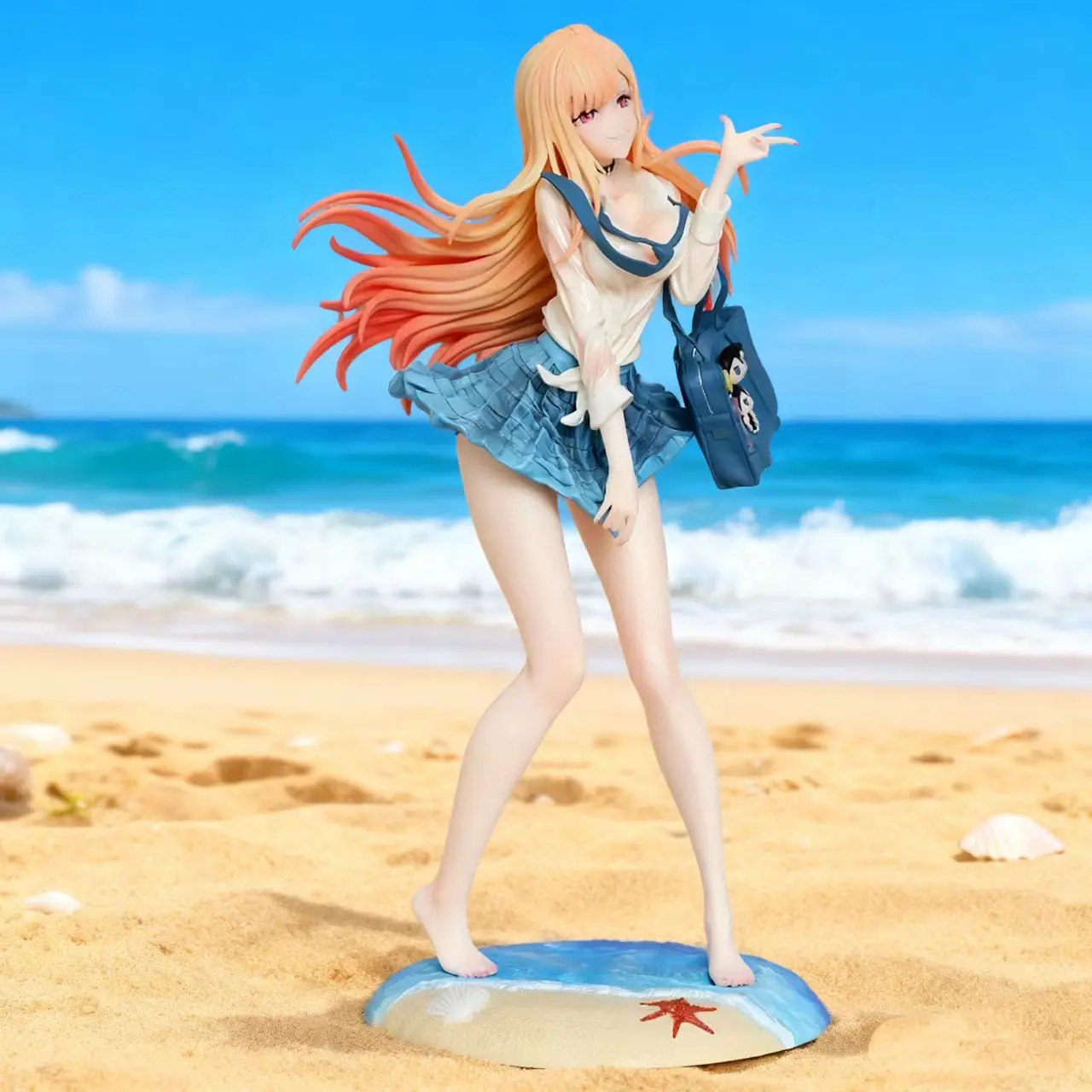 27.5 سنتيمتر بلدي اللباس حبيبي مارين كيتاجاوا الشاطئ الشكل هدية عيد ميلاد لصبي أنيمي بيشوجو ديكور جمع أنيمي البضائع #3