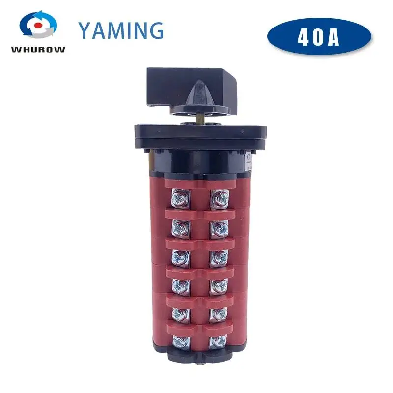 KDHC-40/6*10 Rotary Cam Switch Ten Positions 6 Poles 40A Changeover Selector For Bx6 Welding Machine Manufacturer