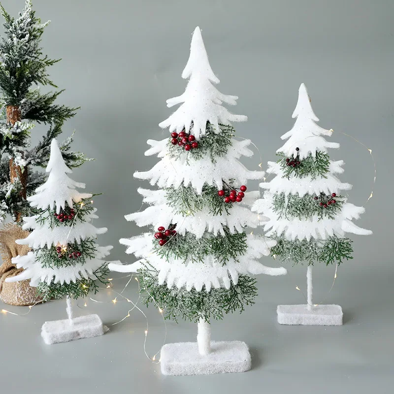 

Creative Mini Christmas tree 40-120cm Christmas decorations snowflake tree window setting small household