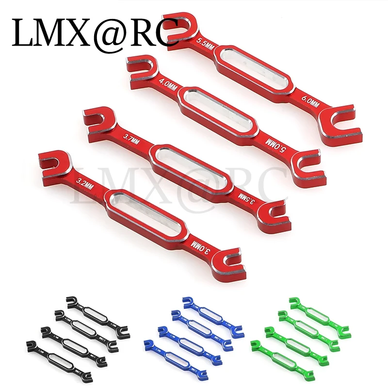 4Pcs Wrench 3/3.2/3.5/3.7/4/5/5.5/6mm Turnbuckle Nut Ball End Joint Remover Universal Tool For RC Car Drone Boat