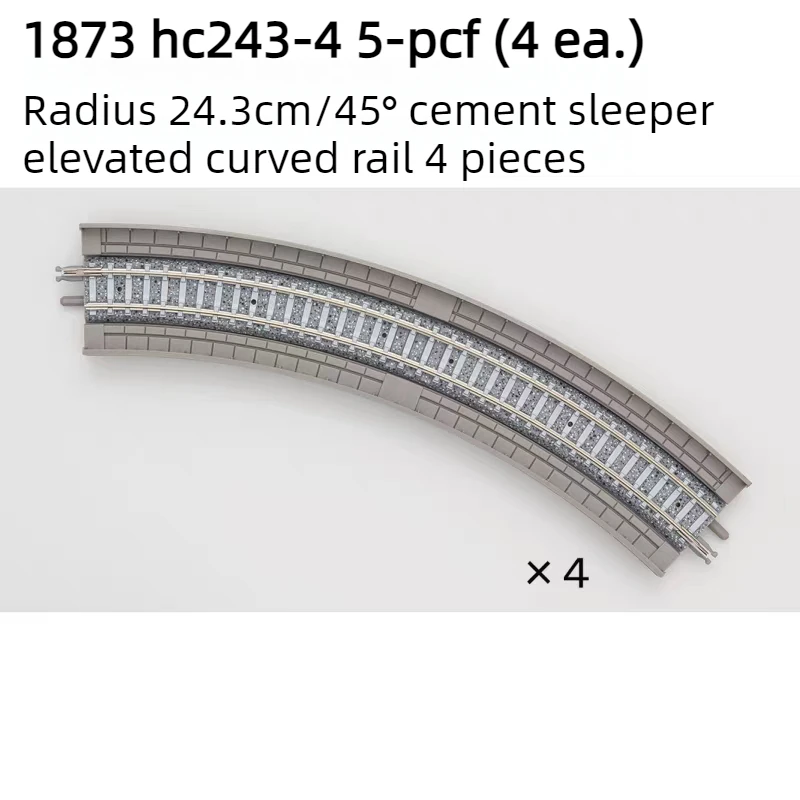 TOMIX N-type 1/160 Train Model Cement Sleepers Viaduct Curve/curved Track Series Track Accessories Sand Table Decoration Scene
