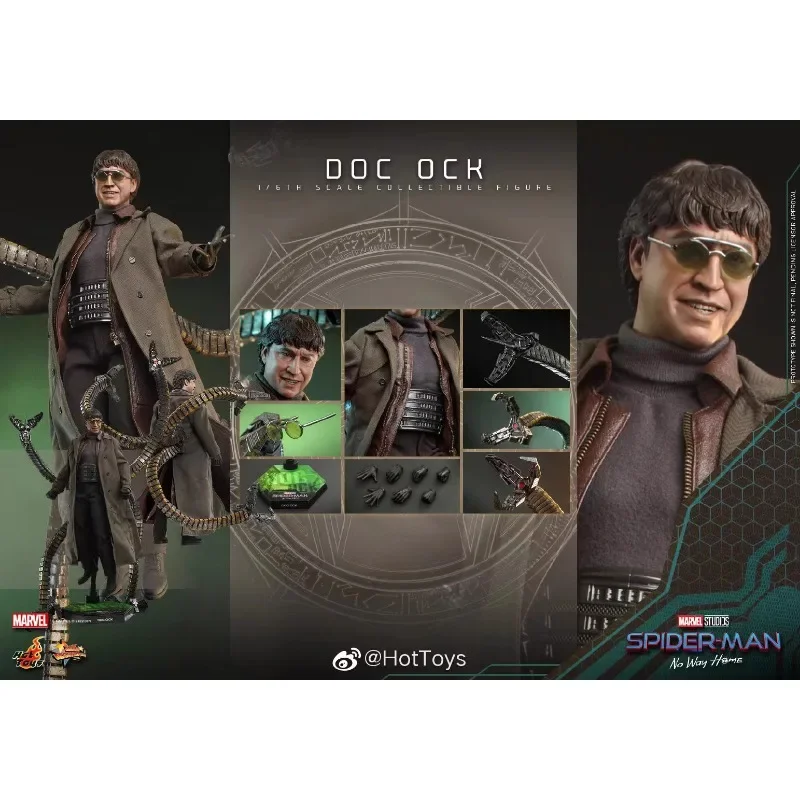 Hot Toys MMS633 Spider Man No Way Home 1/6 Doc Ock Deluxe Version Action Figure Collectible Model Hobby Collection