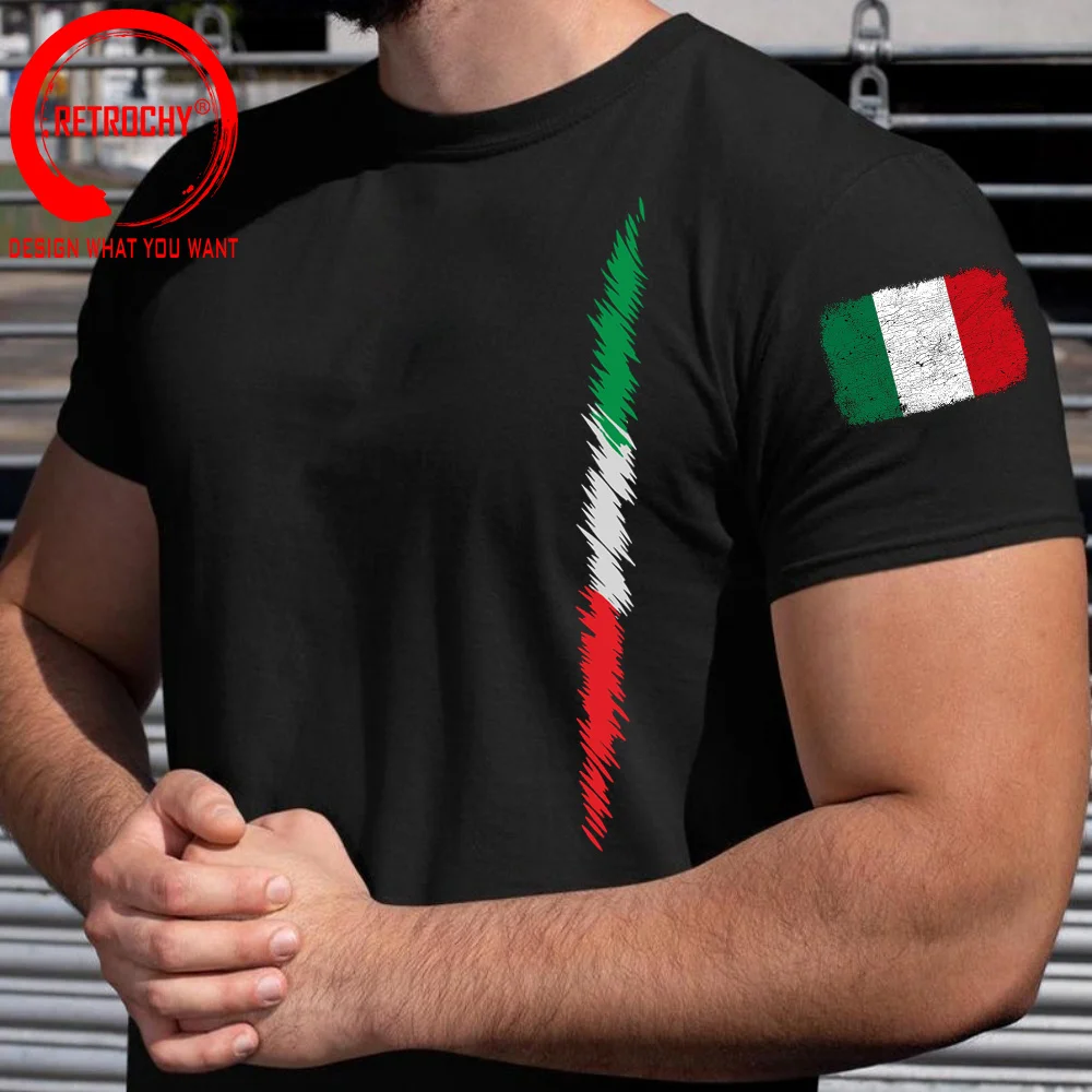 Vintage Grunge Sicilian Trinacria Italy Flag T Shirt Men Cotton Short Sleeve Summer Casual Mens T-shirt Man Streetwear Tee Shirt