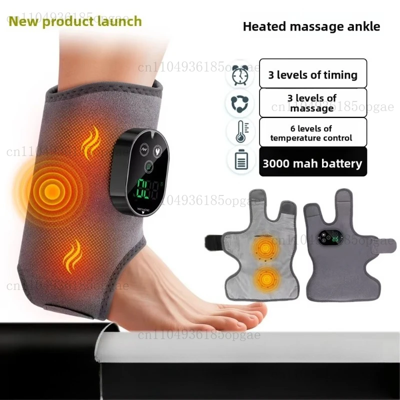 Foot Ankle Calf Wireless Heated Massager with Timing Control Rechargeable Size Suitable for Everyone 270 grams Lightweight