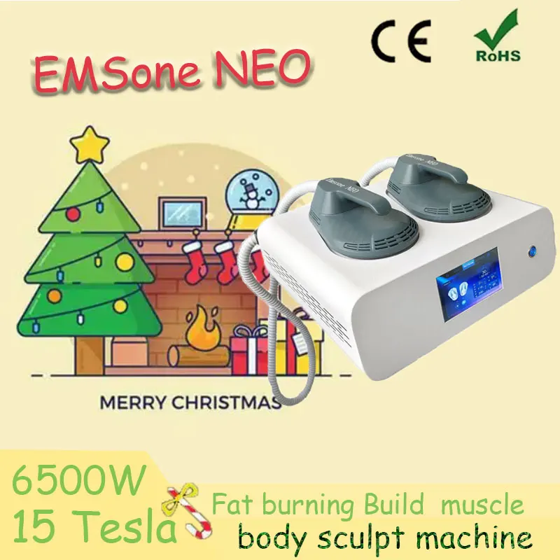 EMS Massage Body Shaping 6500W 15 Tesla EMSone NEO RF Technology Fat Removal and Muscle Growth Promotion Machine