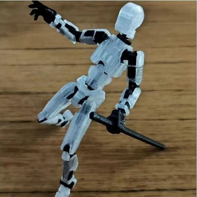 HOT Robot Action Figure, 3D Printed With Full Articulation For Stop Motion Animation