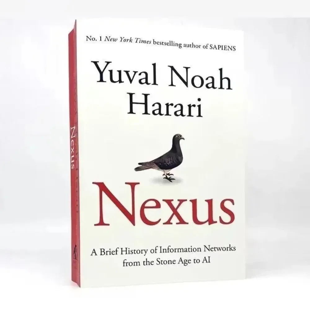 Nexus بواسطة تاريخ موجز لشبكات المعلومات من العصر الحجري إلى كتاب غلاف ورقي بالذكاء الاصطناعي باللغة الإنجليزية