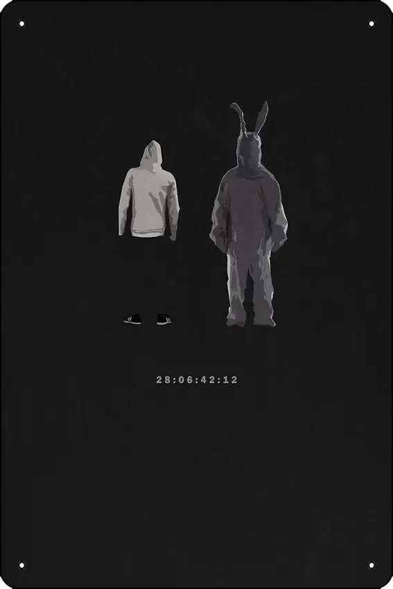 Donnie Darko Art Print Metal Tin Sign Plaque Man Cave Wall 8x12 Inch Wall Art Decoration