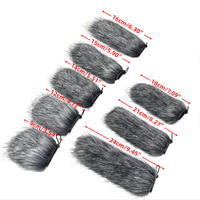 MF2 Furry Windscreen Wind Cover Microphone Windscreen Foam Cover 9-24cm for Mic Windproof Wind Screen Mic Windscreen