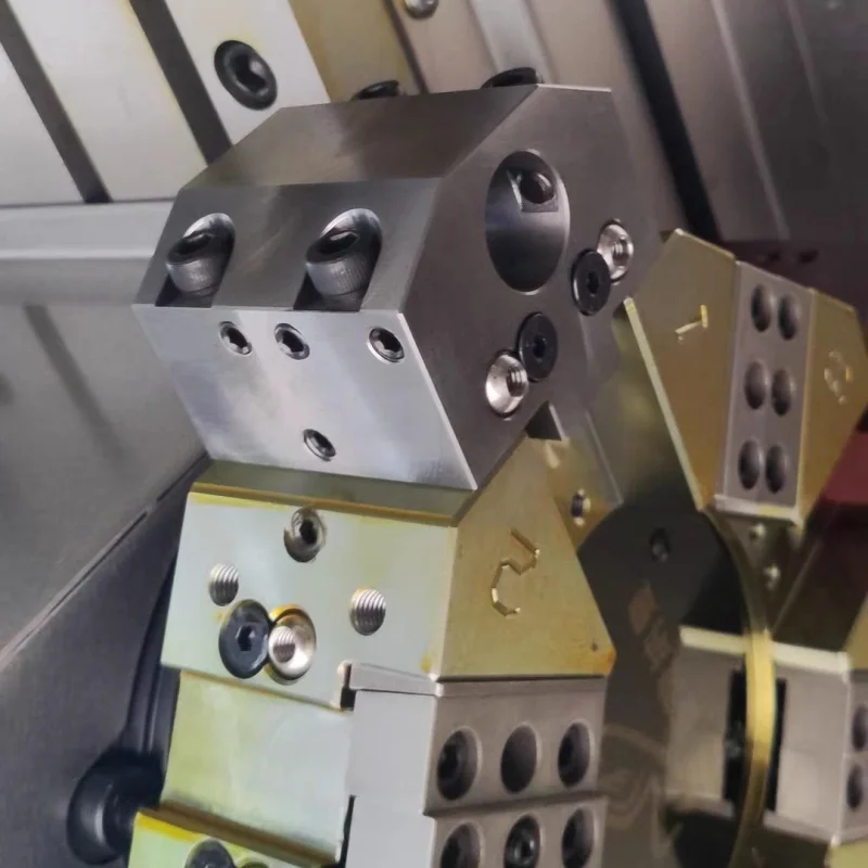 CNC Lathe Miniature Turret Tool Holder Hardinge Block Slant Rail Servo Turret Boring Knife Clamp Sleeve End Face Lathe