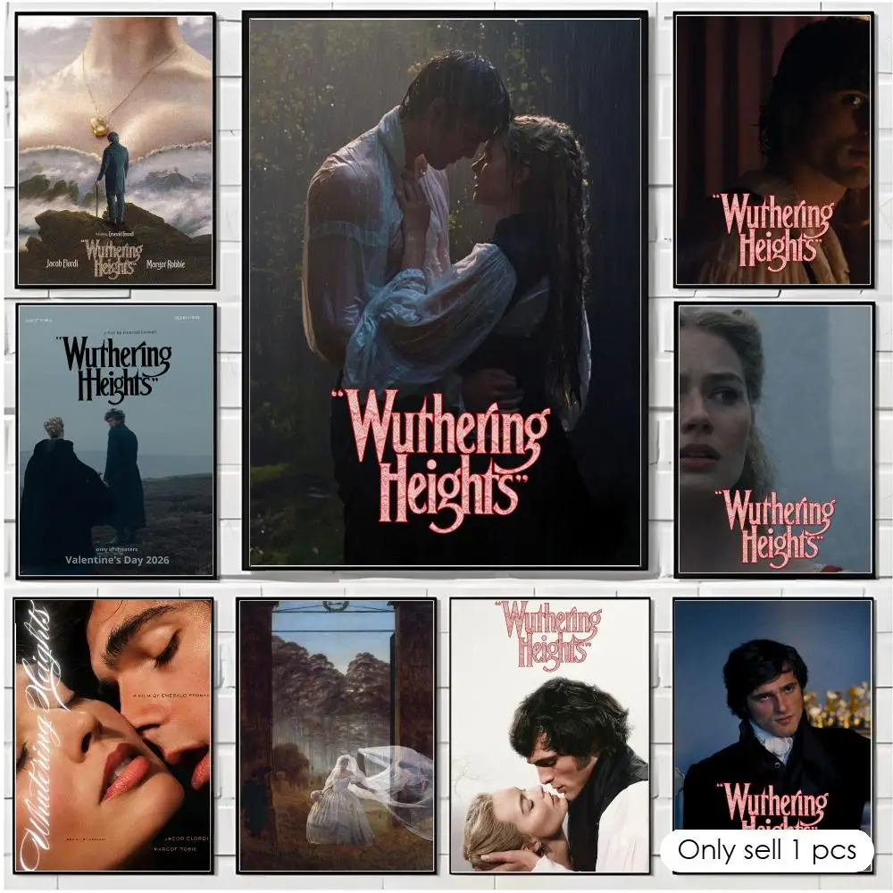 Movie W-Wuthering Heights Poster Modern  Wall Art Aesthetic Minimalist Bedroom Decor Cafe Home Gift