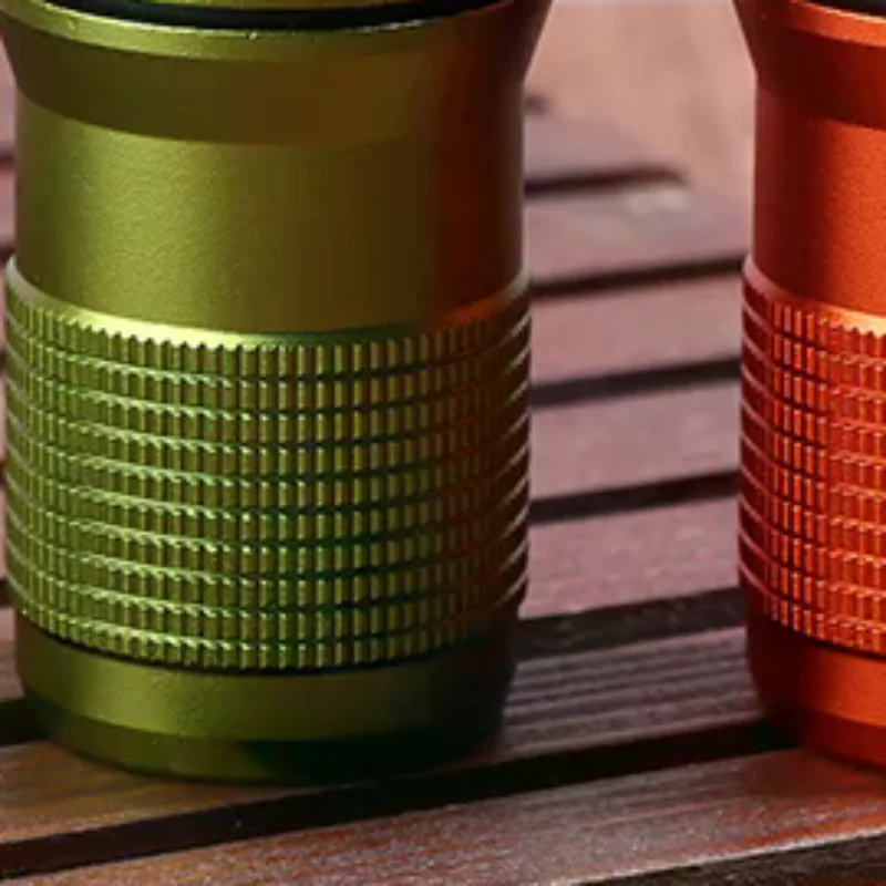 

Портативный водонепроницаемый контейнер для таблеток EDC, герметичный алюминиевый флакон для таблеток, брелок-органайзер для путешествий