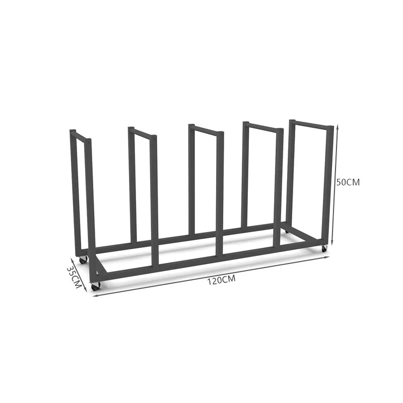 Household carton storage rack waste cardboard box sorting shelf