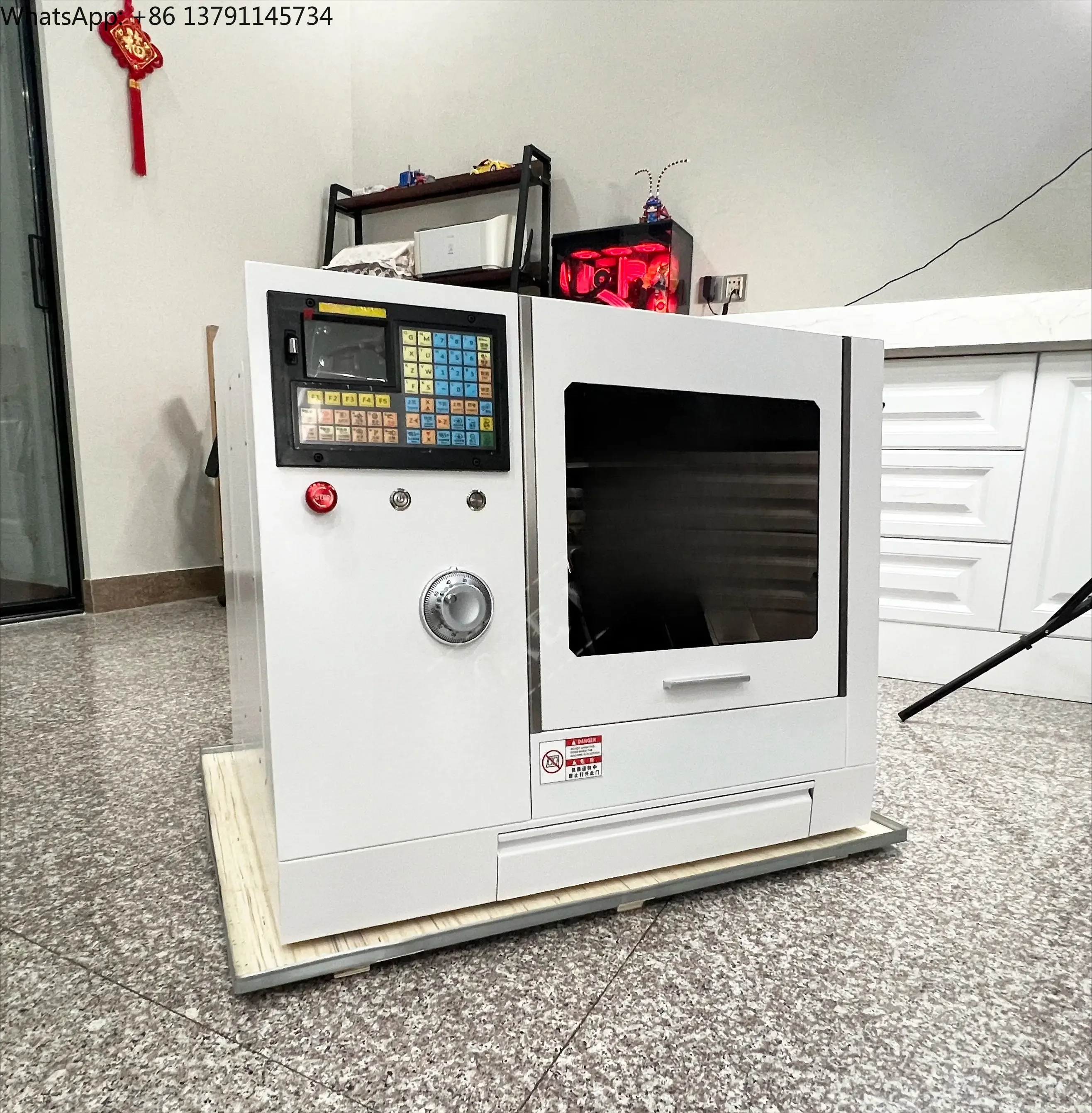 

Mini CNC Lathe Machine Slant Bed Small Turning Center for Education And Laboratory CNC Machining