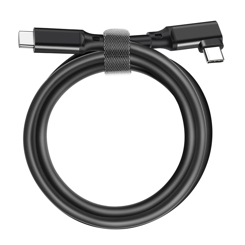 Elbow USB 3.2 Gen 2 Type C to C Cable 20Gbps 4K Video VR Data Cable 5A 100W PD Fast Charging For Oculus Macbook Pro iPad Laptops