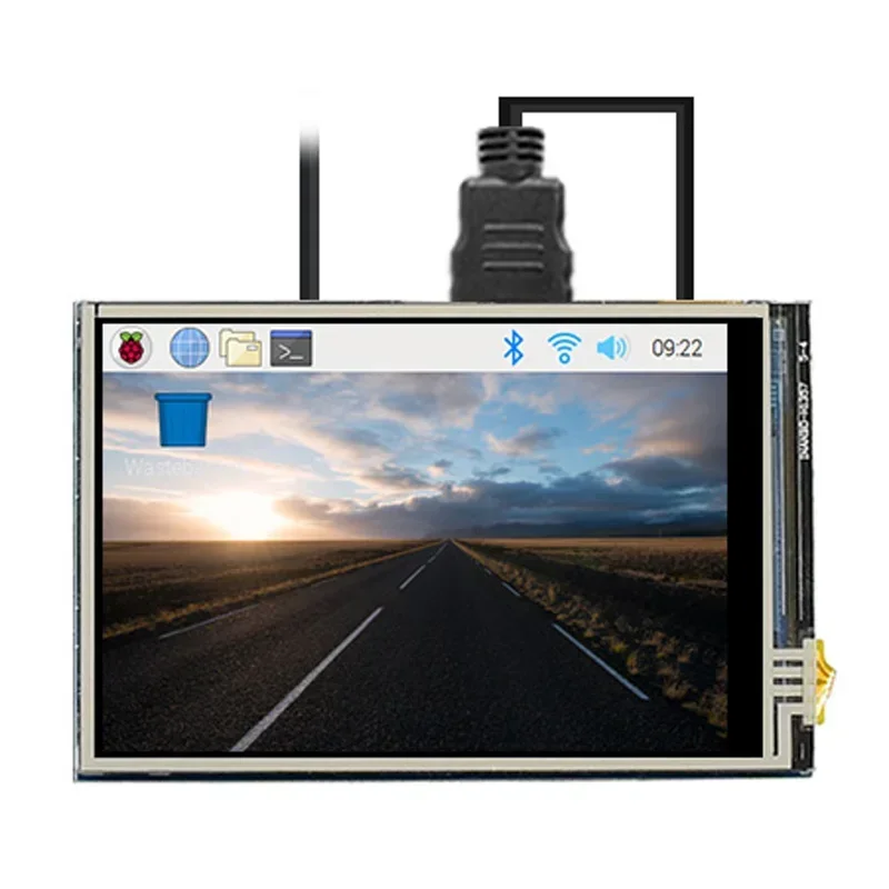 Waveshare 3.5inch HDMI LCD Touch Screen Display IPS 480 x 320 Resolution for Raspberry Pi