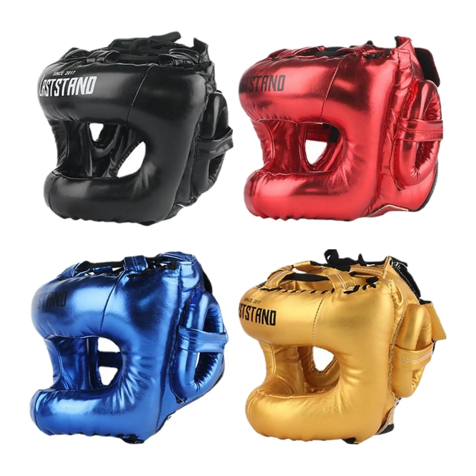 Boxing Headgear Helmet Ventilated Face Shield Lightweight Soft Full Coverage