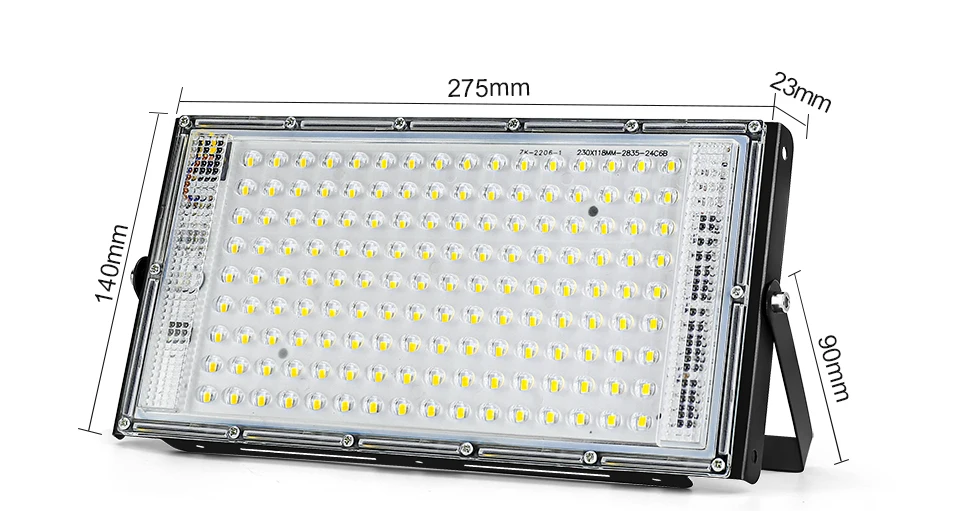 50W 100W 150W Led Flutlicht IP65 Wasserdicht AC 220V Outdoor Flutlicht Scheinwerfer LED Reflektor straße Lampe Wand Flut Lichter – Detail 2