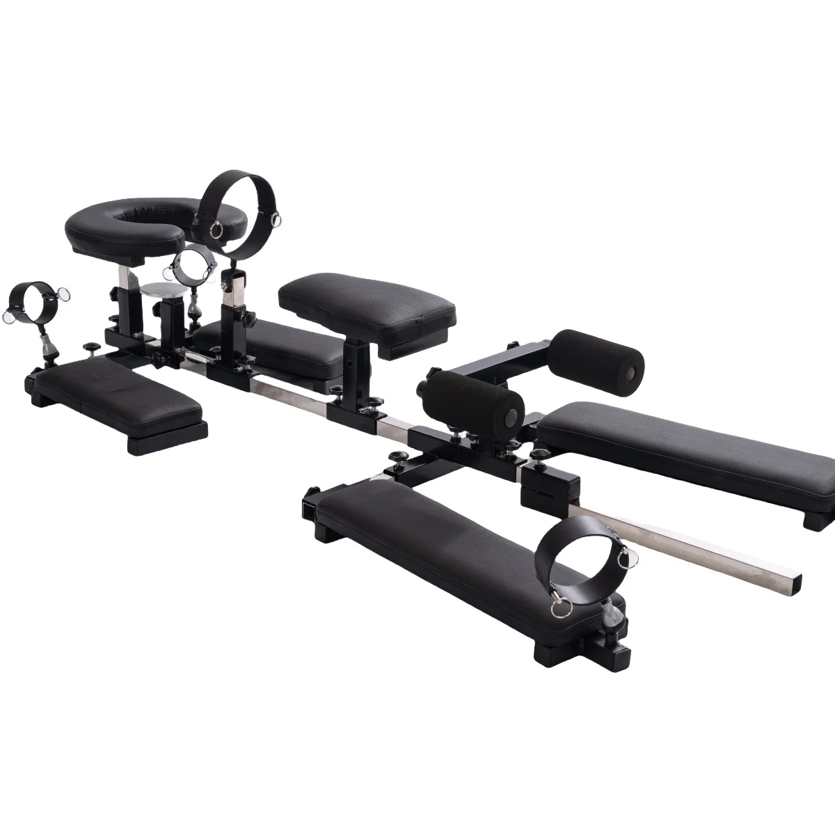 Bondage Spreader Bar BDSM Frame Adjustable Sex Chair 2-in-1 Sex Furniture Handcuffs Ankle Restraints Set Sex Toy for Couples