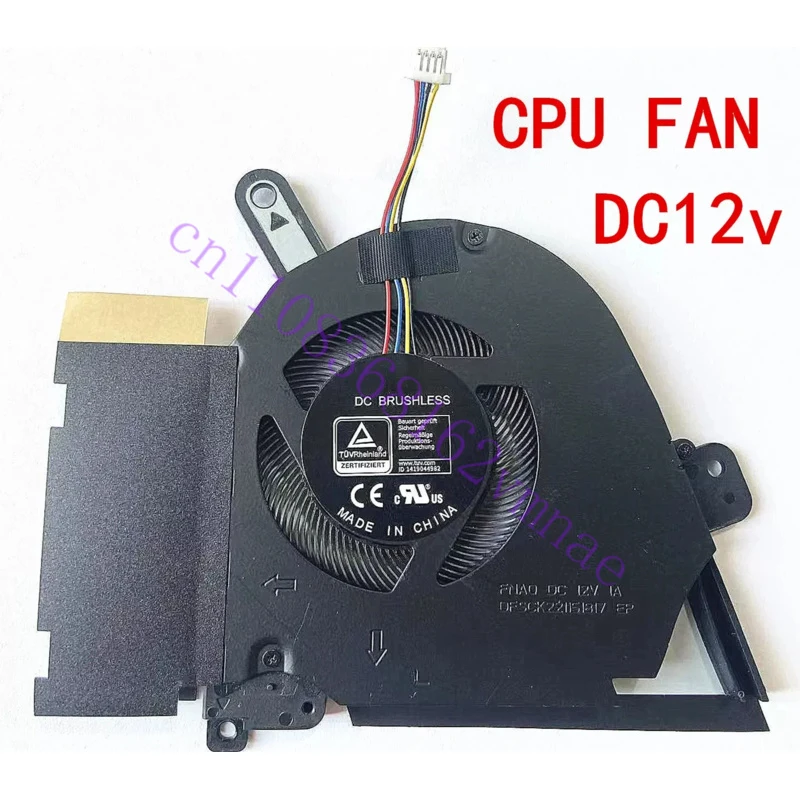 New Laptop CPU+GPU Cooling Fan for ASUS TUF Dash F15 FX516 FX516P DFSCK22D05883L FNAR DFSCK221151817 FNAQ 1 DC12V 1A Fan