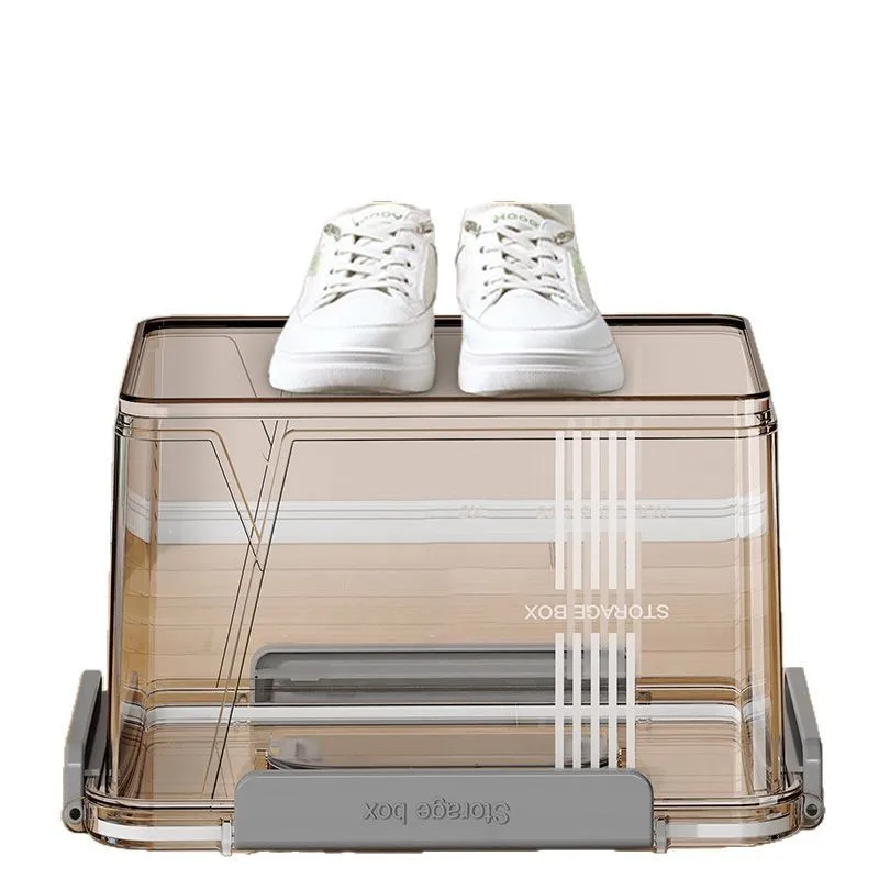 

Storage box Household king large acrylic thickened with lid portable snack sealed box anti-roach