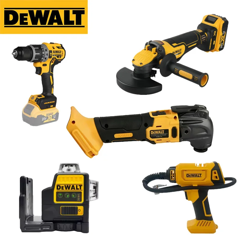 DEWALT Cordless Brushless Angle Grinder 18V 20V Electric Wrench Polisher Vacuum Jigsaw Multifunctional Power Tools for Home Impr