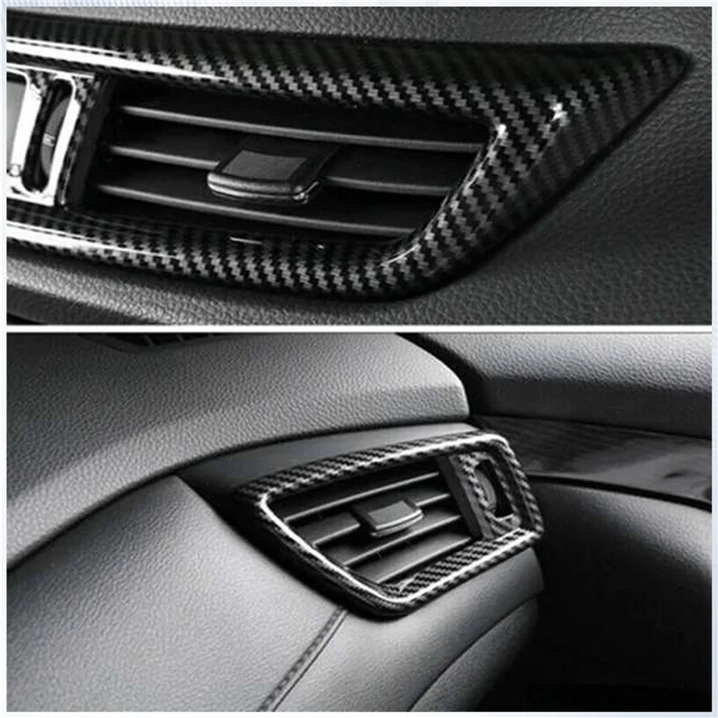

5 Pcs Car Front Console Air Condition Vent Outlet Cover For Nissan X-Trail T32 Rogue Qashqai J11 2014-2020