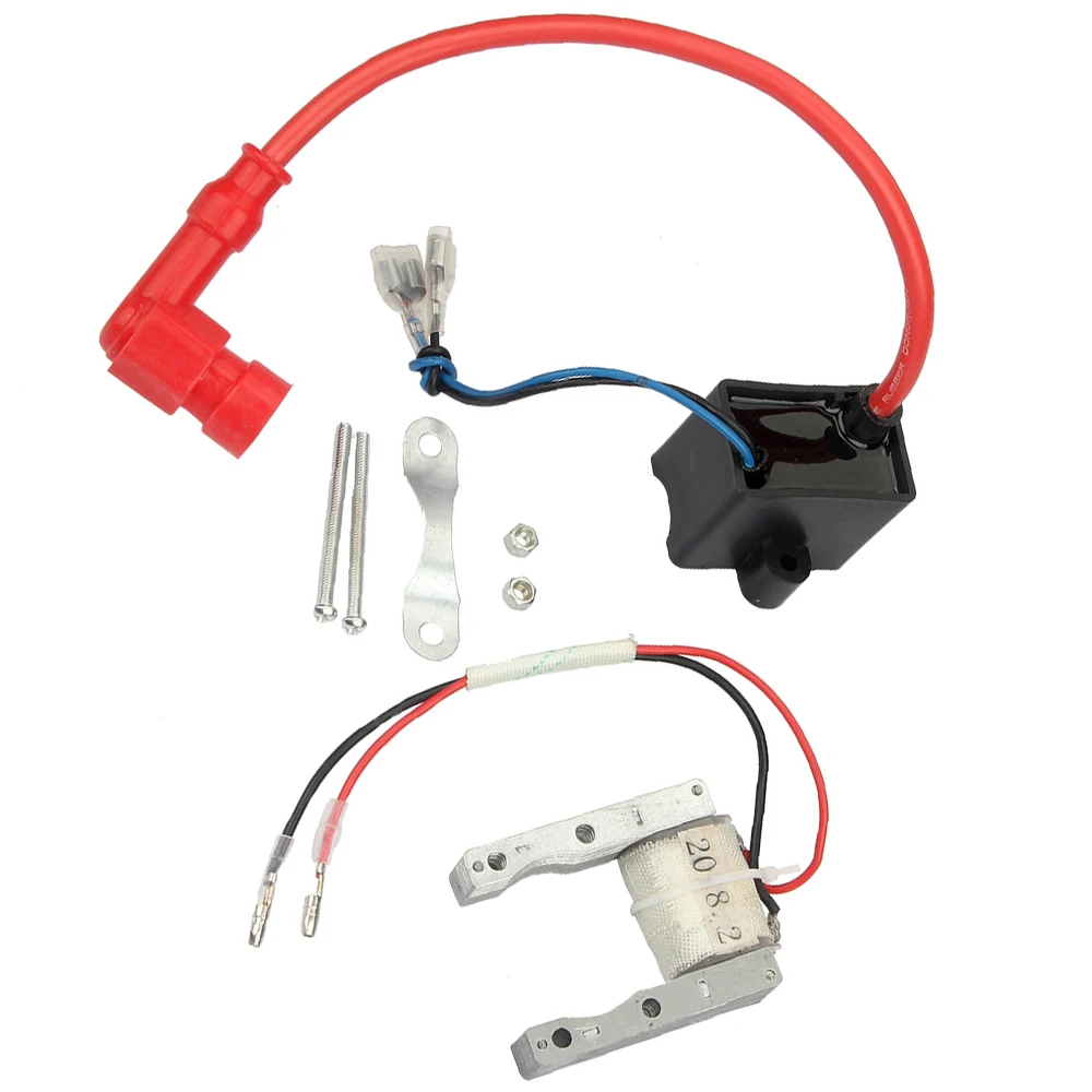

Ignition Coil CDI Magneto Stator Kit Ignition Coil CDI Magneto Stator Kit Fit for 50CC 60CC 66CC 80CC Motorized Bicycle Bike