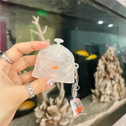 Earphone Case For Huawei 5 4 PRO3 For Huawei Freeclip Se2 Wireless Earset Earbuds Protect Cover Gold Fish Bag Model Pendant