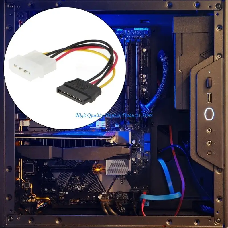 U2JE 15p〜4pinコンバーター電源ケーブルポータブル拡張ケーブルコンピューター電源ケーブルアダプターハードドライブディスクアクセサリー