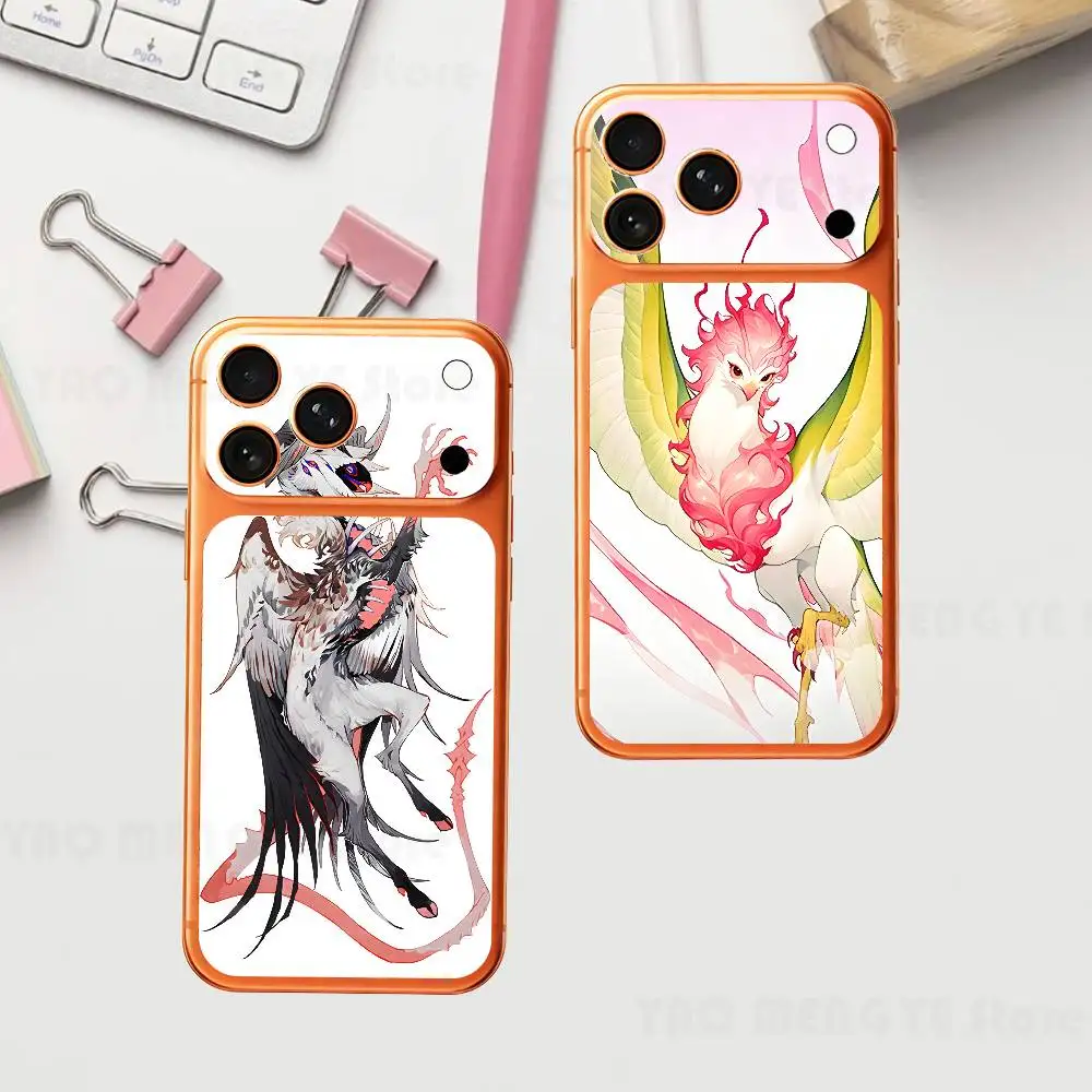 

Mythical Creature For Iphone 17 Pro ProMax Back Protective Decorative Sticker Back Cover