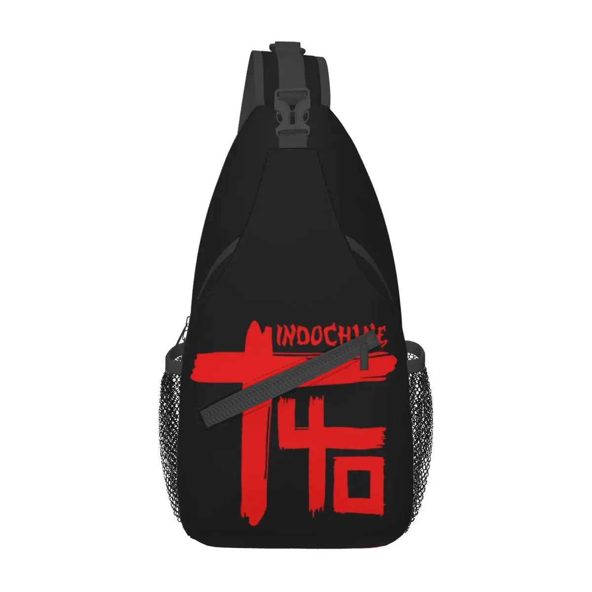 Rock Band Indochine Small Sling Bag Chest Crossbody Shoulder Backpack Hiking Travel Daypacks Pattern School Bags