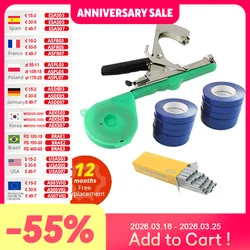 ALLSOME legatrice pianta da giardino pianta Tapetool Tapener + 10 rotoli di nastro Set per verdura uva pomodoro cetriolo pepe fiore