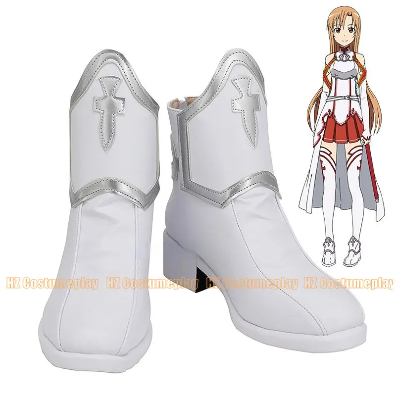 

SAO Yuuki Asuna Аниме Обувь для косплея на заказ Сапоги DJSY