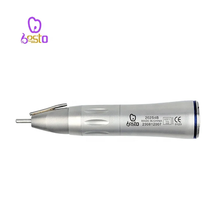 

den tal Fiber Optic Straight Handpiece 1:1 Low Speed Handpiece with Water Tube den tistry Equipment