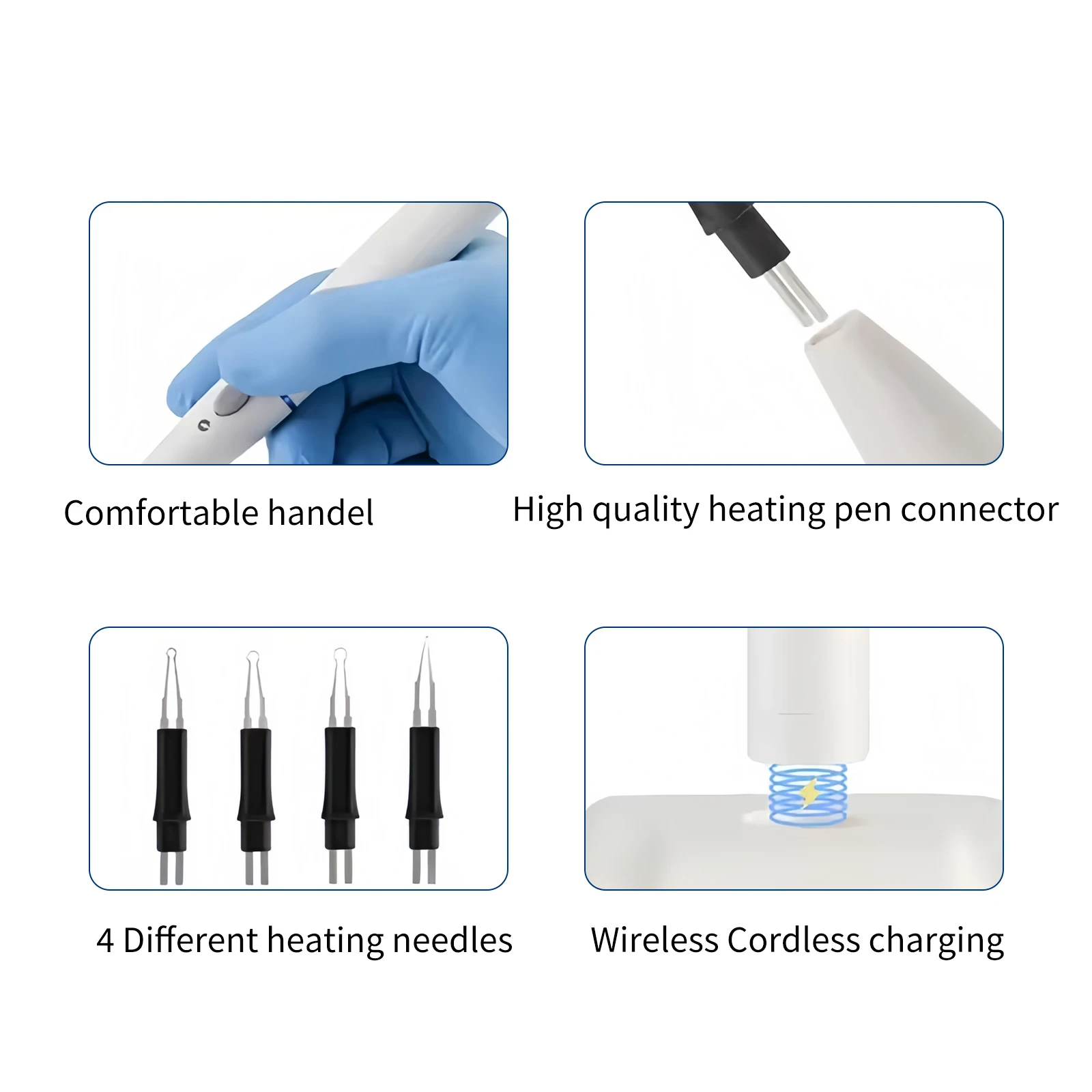 1Set Dental Cordless Gutta Percha Tooth Gum Cutter Cut off  Endo Root Canal Cordless Endo Gutta Cutter with 4pcs Tips