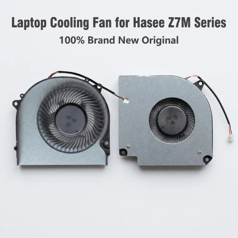 New Genuine Laptop Replacement CPU GPU Cooling Fan For Hasee Z7M-CU5NB/CU5NS/CU7NA/CU7NS