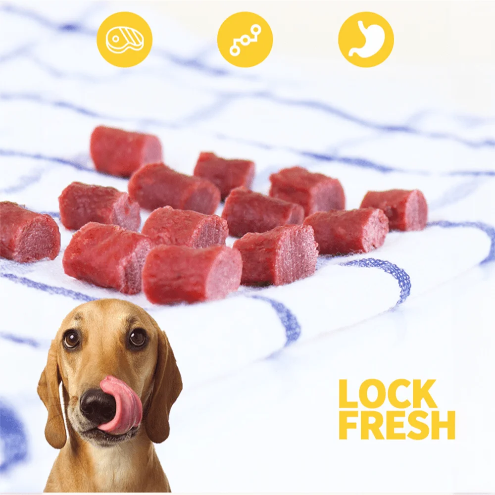 7.05oz/14.11oz(200g/400g) Beef Cube, All Natural Ingredients, Natural Dog Treats, Healthy, Easily Digestible, Dog Chews Long