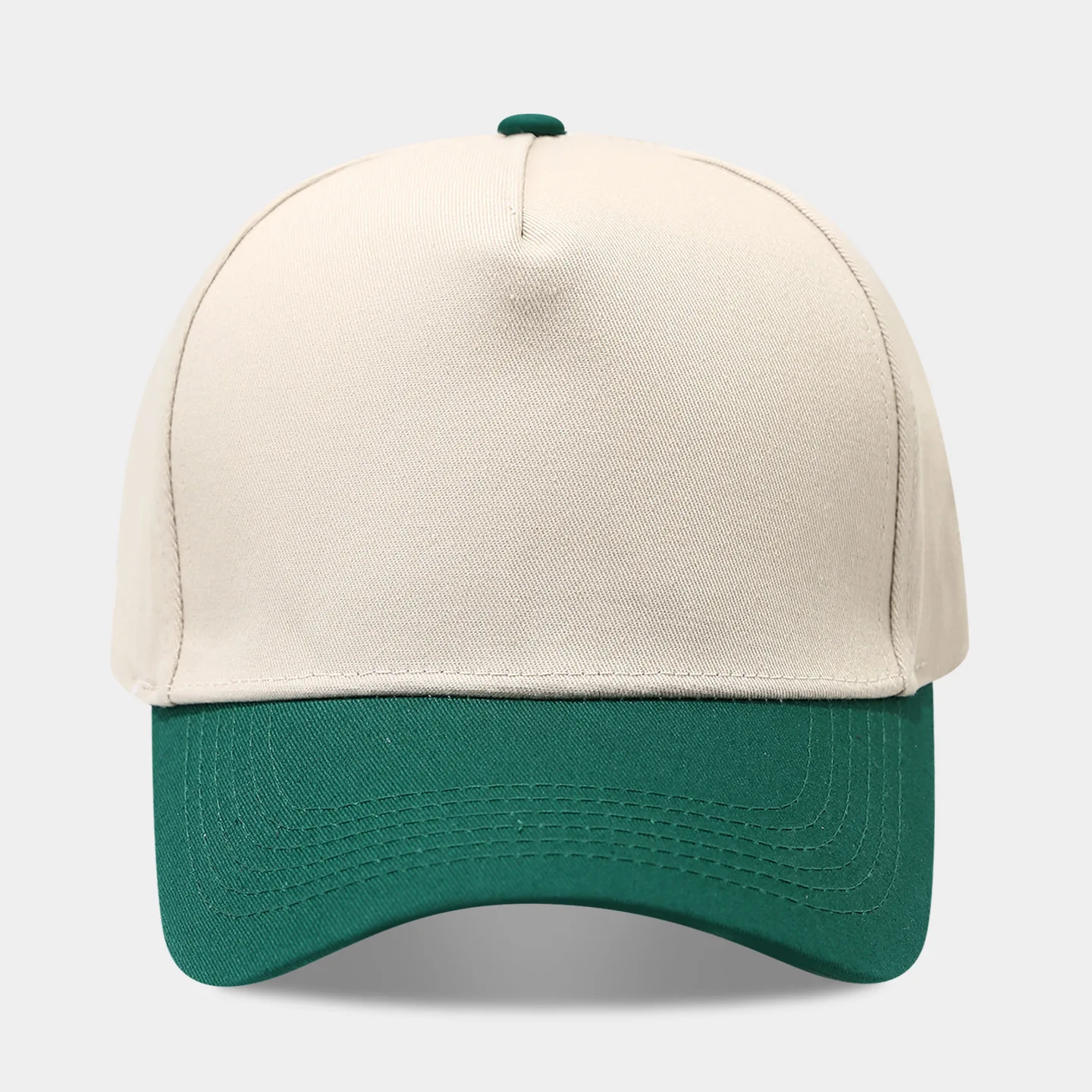 Neue farbblockierte Fünf-Panel-Baseballkappe für Damen, modischer und lässiger Sonnenhut für Herren, LKW-Fahrer-Kappe, trendig und vielseitig – Detail 19